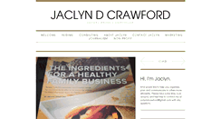 Desktop Screenshot of jaclyndcrawford.com